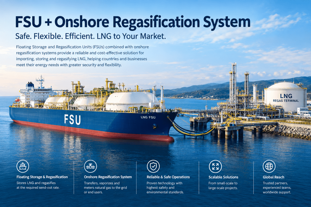 LNG Onshore Regasification system, solution
